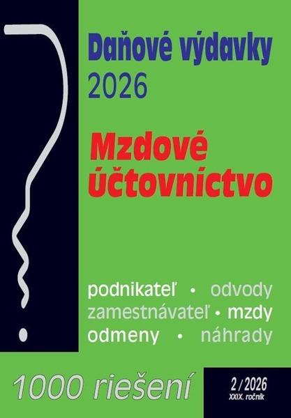 Levně 1000 riešení 2/2026 Daňové výdavky