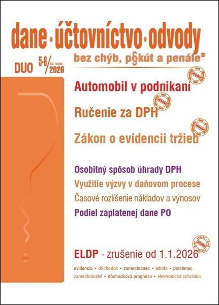 Levně Dane, účtovníctvo, odvody bez chýb, pokút a penále