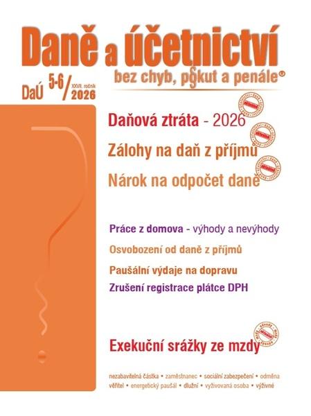 Levně Daně a účetnictví bez chyb, pokut a penále 5-6/2026