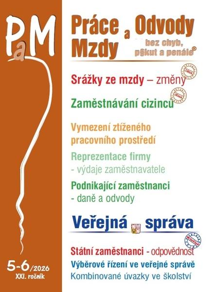 Levně Práce a mzdy 5-6/2026 Srážky ze mzdy