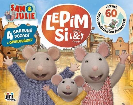 Levně Lepím si znovu a znovu Dům myšek Sam & Julie