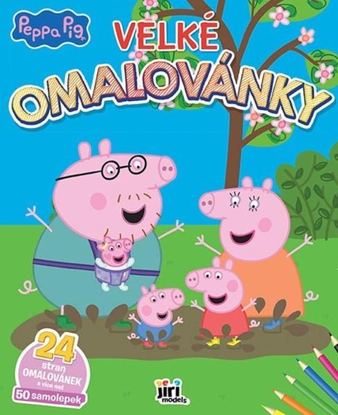 Levně Velké omalovánky Prasátko Peppa
