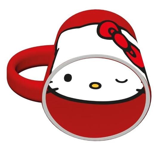 Levně Hello Kitty hrnek s obličejem