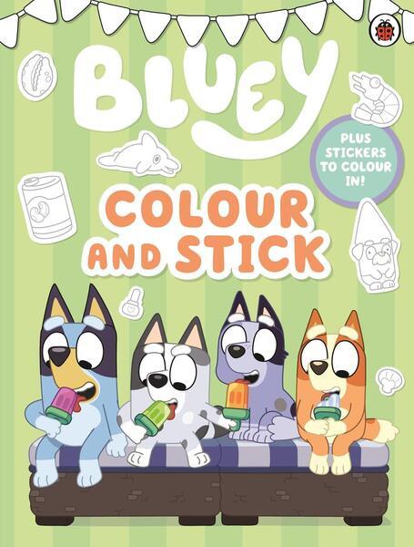 Bluey: Colour and Stick - 0241780349