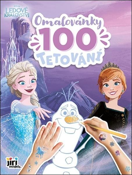 Levně Omalovánky a 100 tetování Ledové království