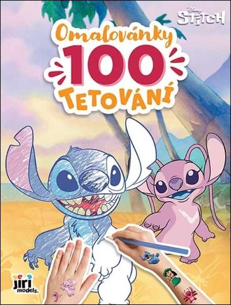 Levně Omalovánky a 100 tetování Lilo & Stitch