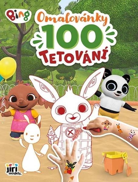 Levně Omalovánky a 100 tetování Bing