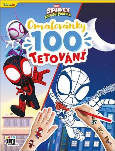 Levně Omalovánky a 100 tetování Spidey
