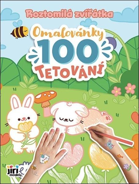 Levně Omalovánky a 100 tetování Roztomilá zvířátka