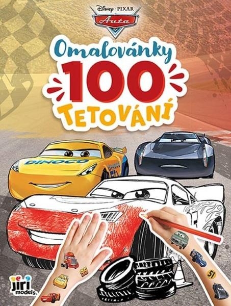 Levně Omalovánky a 100 tetování Auta