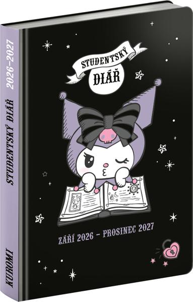 Levně Studentský diář Kuromi 2026-2027