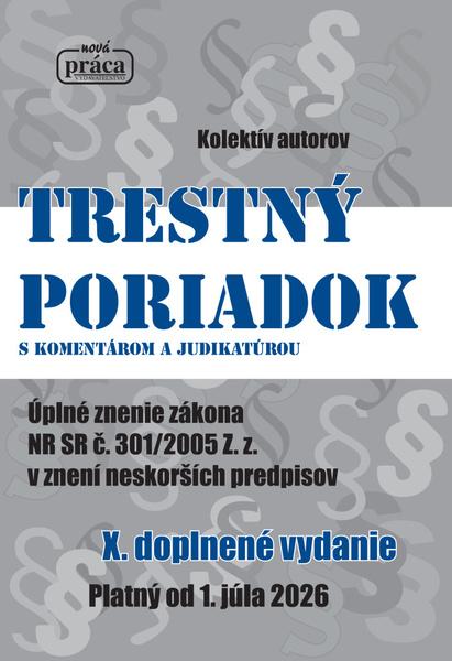 Levně Trestný poriadok 2026