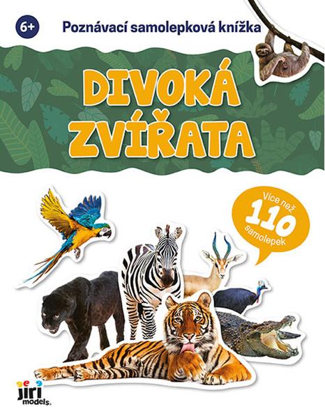 Levně Poznávací samolepková knížka Divoká zvířata