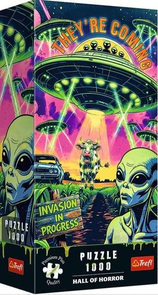 Levně Puzzle Premium Plus Hall of Horror UFO