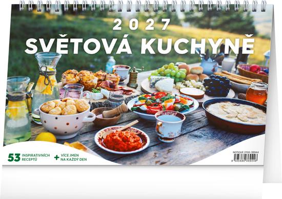 Levně Světová kuchyně 2027 - stolní kalendář