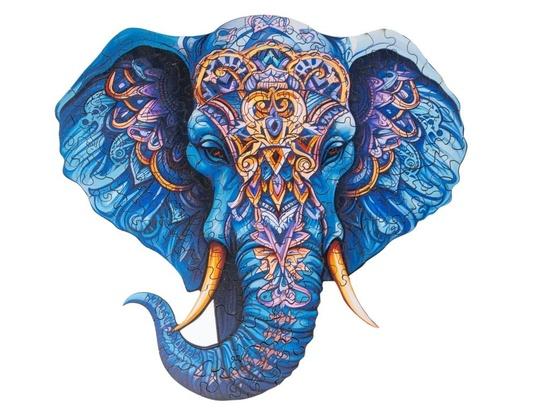 Levně Dřevěné puzzle Slon