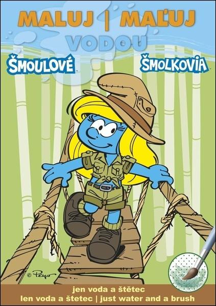 Levně Maluj vodou Šmoulové