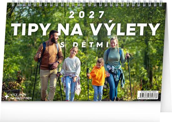 Levně Tipy na výlety s dětmi 2027 - stolní kalendář