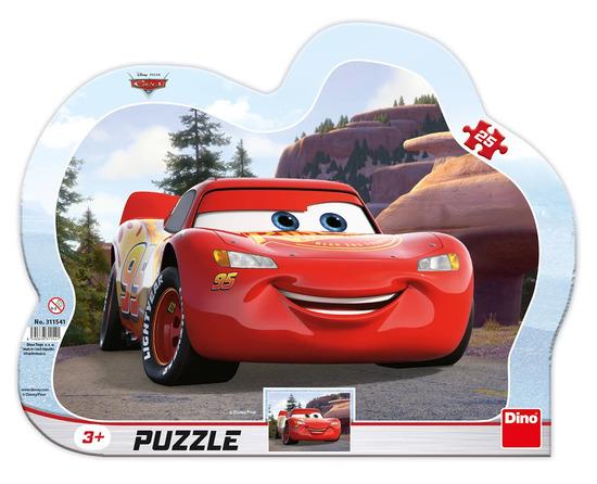 Levně Puzzle 25 Cars Blesk na výletě kontura