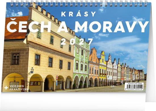 Levně Krásy Čech a Moravy 2027 - stolní kalendář