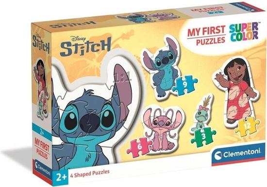 Levně Moje první puzzle Stitch 4v1 (3,6,9,12 dílků)