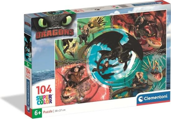 Levně Puzzle Jak vycvičit draka 104 dílků