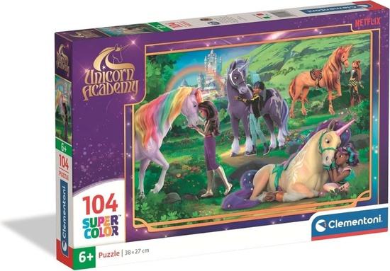 Levně Puzzle Jednorožčí akademie Objetí 104 dílků