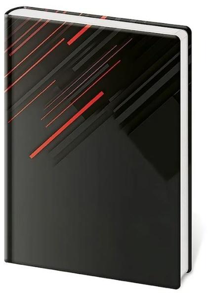 Levně Zápisník Vario A5 linkovaný Red Lines