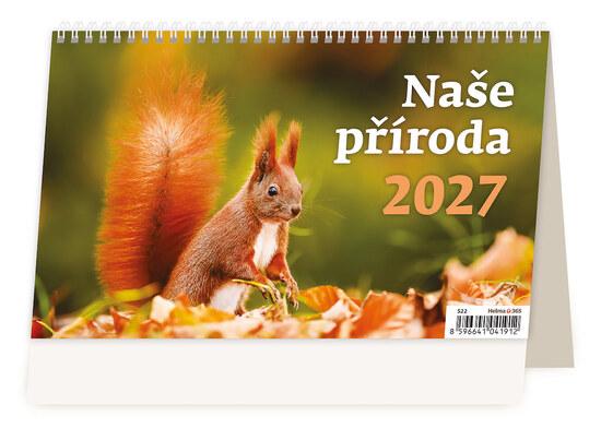 Levně Naše příroda 2027 - stolní kalendář