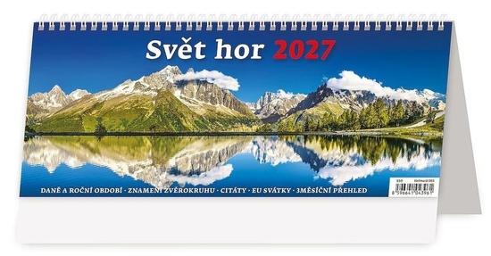 Levně Svět hor 2027 - stolní kalendář