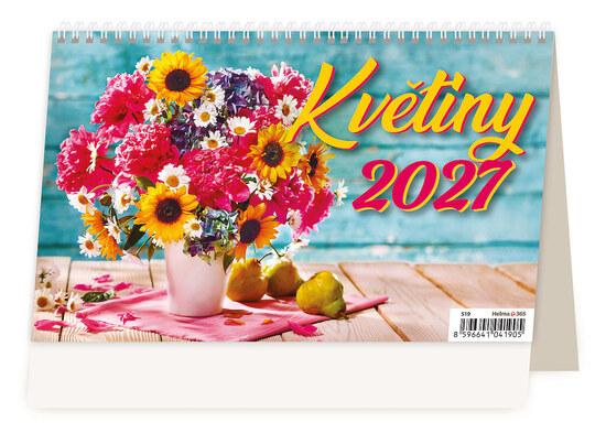 Levně Květiny 2027 - stolní kalendář