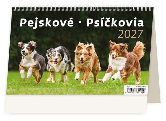 Levně Pejskové 2027 - stolní kalendář