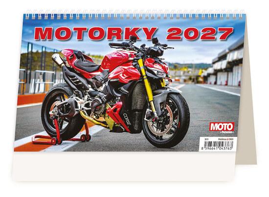 Levně Motorky 2027 - stolní kalendář