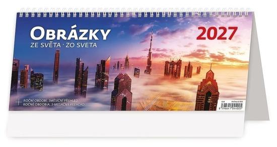 Levně Obrázky ze světa 2027 - stolní kalendář