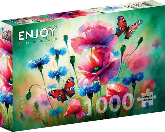 Levně Puzzle Motýlí zahrada 1000 dílků