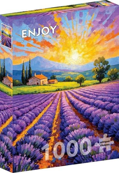 Levně Puzzle Levandulový západ slunce 1000 dílků