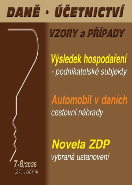 Levně Daně, účetnictví, vzory a přípa 7-8/2026
