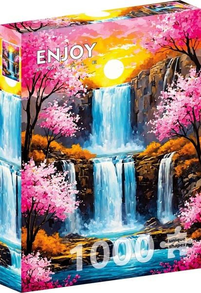 Levně Puzzle Třešňový vodopád 1000 dílků