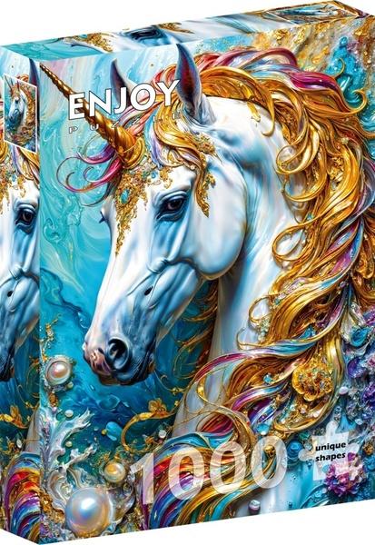 Levně Puzzle Zlatý jednorožec 1000 dílků