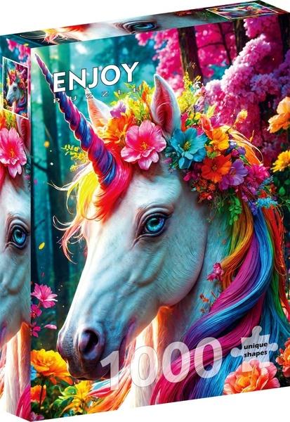 Levně Puzzle Květinový jednorožec 1000 dílků
