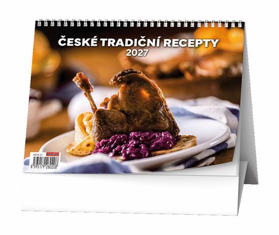 Levně České tradiční recepty 2027 - stolní kalendář