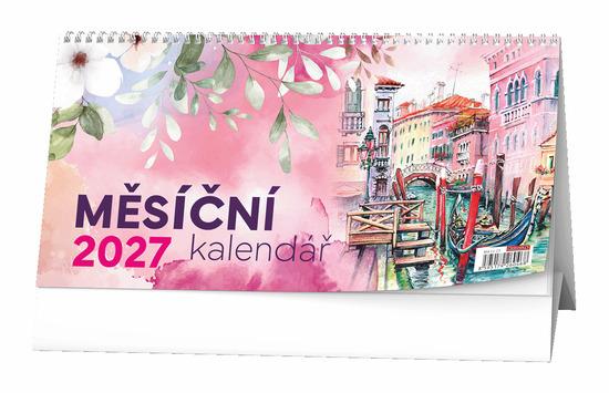 Levně Měsíční kalendář 2027 - stolní kalendář