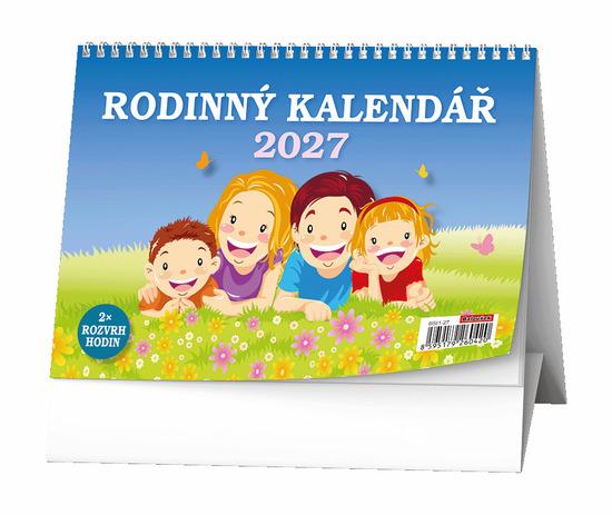 Levně Rodinný kalendář 2027 - stolní kalendář