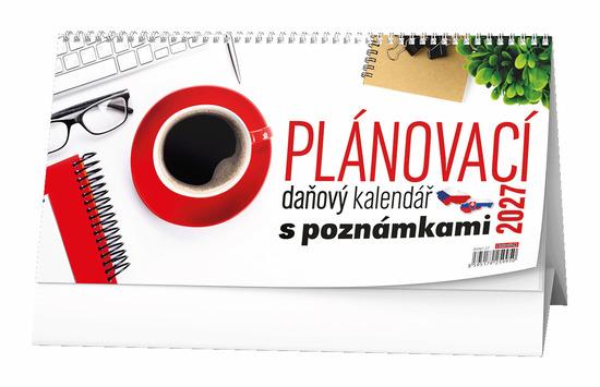 Levně Plánovací daňový kalendář s poznámkami 2027 - stolní kalendář