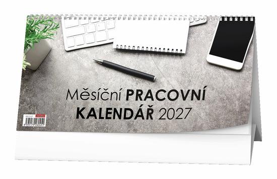 Levně Měsíční pracovní kalendář 2027 - stolní kalendář