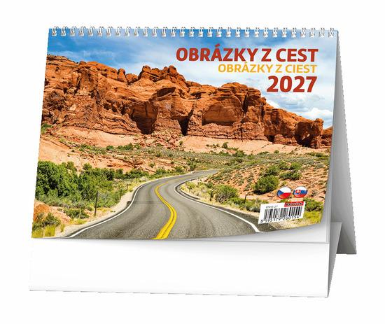 Levně Obrázky z cest 2027 - stolní kalendář