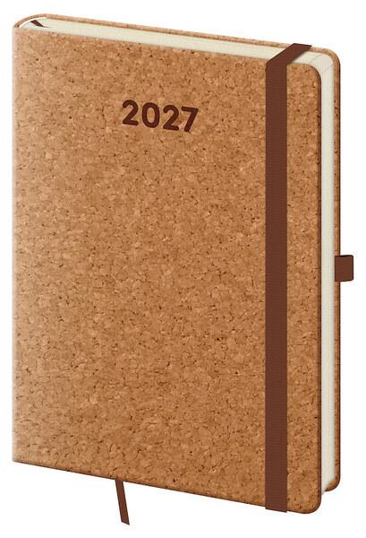 Levně Denní diář 2027 A5 Cork s poutkem