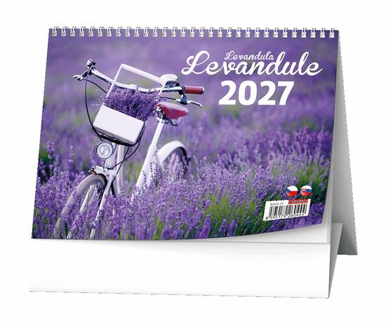 Levně Levandule 2027 - stolní kalendář