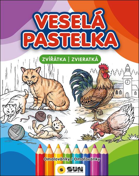 Levně Veselá pastelka Zvířátka/Zvieratka