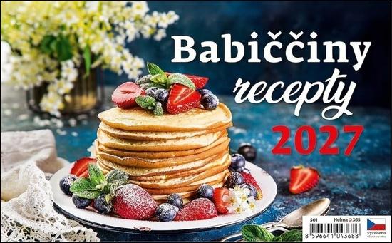 Levně Babiččiny recepty 2027 - stolní kalendář